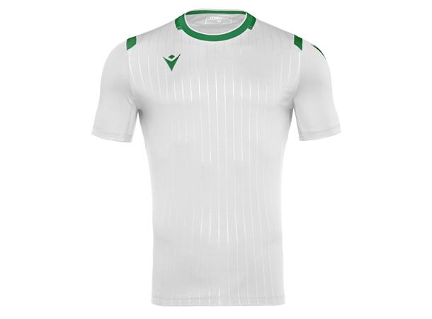 Alhena Shirt Shortsleeve WHT/GRN L Utgående modell 
