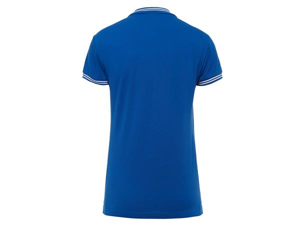 Hambo Polo Dame BLÅ/HVIT M Poloskjorte i bomull til dame 