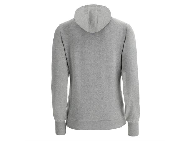 Drum Hooded Womens Jacket GRY XS Fritidsjakke i børstet fleece til dame 