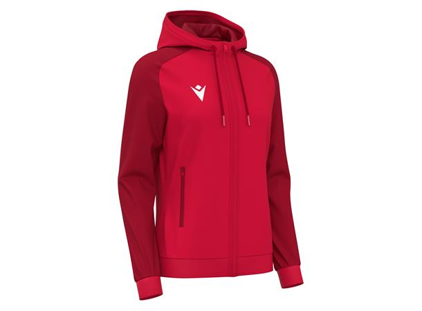 Atlas Hooded Jacket Full Zip W RED 3XS Teknisk full zip hettejakke til dame 